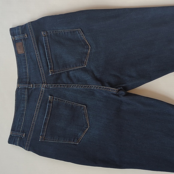 Lee Classic Fit Straight Leg Jeans 12P Blue Distressed Whiskering - Picture 7 of 16